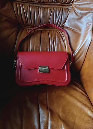 Элегантная красная сумка "scarlet luxe"