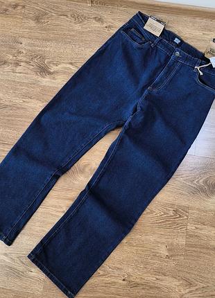 Новые синие джинсы насыщенного цвета w34 l29 straight leg