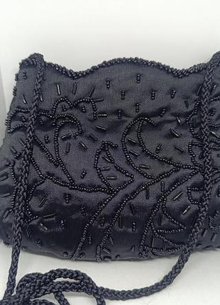 Сумочка вечерняя вышитая бисером. 9