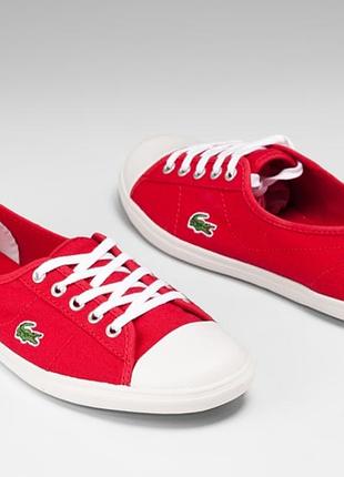Женские брендовые кеды lacoste