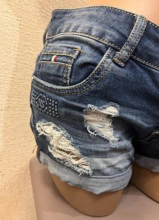 Стильные джинсовые шорты. 6