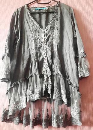 Красива бохо рубаха сорочка rosebud