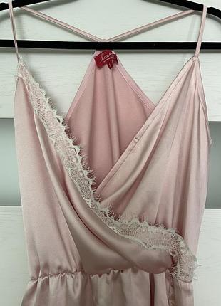 Рожеве плаття andre tan (шёлк + модал) розміру s