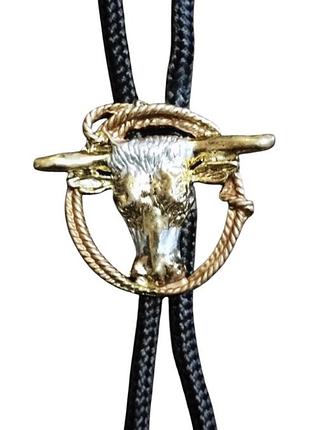 Нарядный галстук-боло в стиле вестерн.