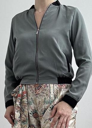Легкий бомбер capsule collection by juliette, віскоза+шовк