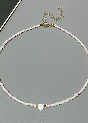 Подвеска ожерелье с сердечком