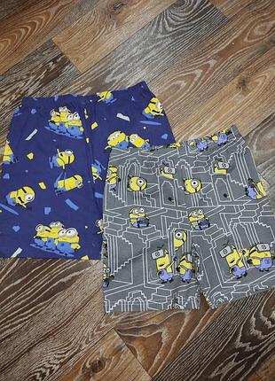 Пижамные шортики на 9-10 лет