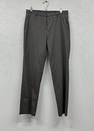 Штани брюки calvin klein w32 l32 чоловічі  тонкі, в дрібну клітинку