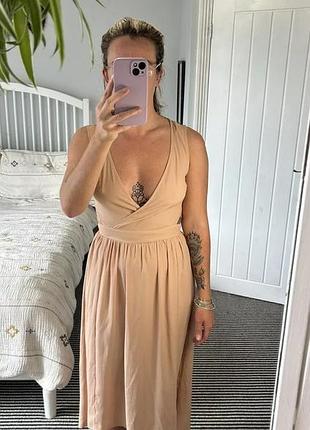 Однотонный сарафан touch nuge