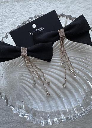 Сережки бантики