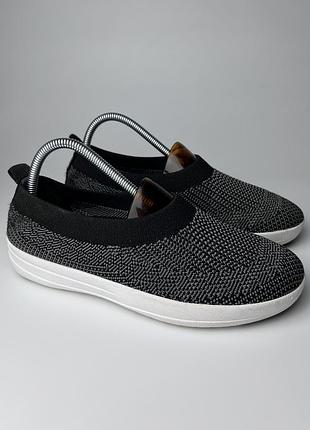 Літні легкі кросівки сліпони fitflop3 фото