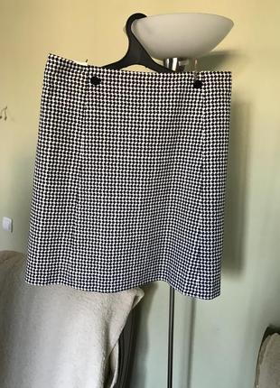 Бреновая юбка на трапецию