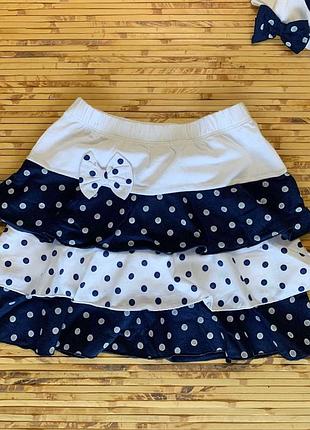 Юбка трикотажная vidoli для девочки 4-5 лет