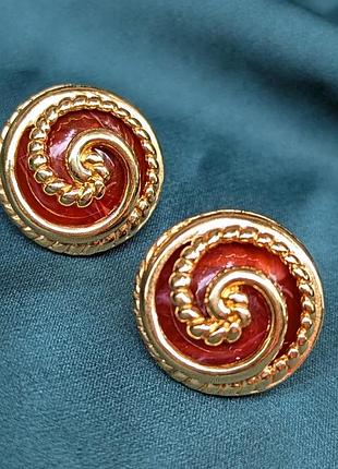 Винтажные серьги avon – spiral hurrican