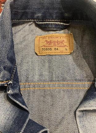 Джинсова куртка levi’s 3