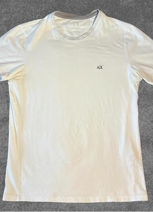 Футболка armani exchange s розмір біла