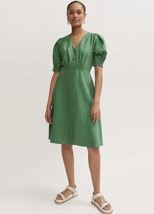 Брендова сукня з льону