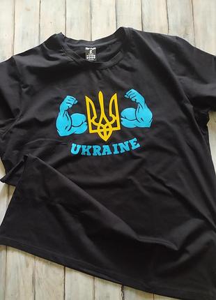 Патриотические футболки с ручной росписью акрилом