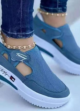 🔥дуже легкі🔥кросівки на платформі, сліпони, мокасини, снікерси, tommy hilfiger оригінал 22-22,5см