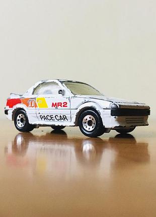 Колекційна іграшка гоночний автомобіль matchbox toyota mr 2, вінтажна машинка 1986 рік