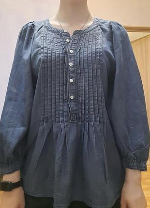 Блуза джинсова сорочка gap xs