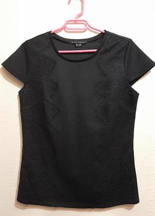 Футболка с кружевом