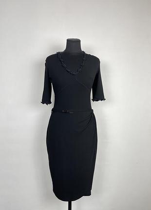Blumarine міді плаття приталенне обтисле рукав 3/4 розмір 44(l)
