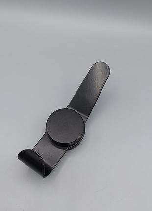 Двойной крючок для шайбы zone с присоской черного цвета