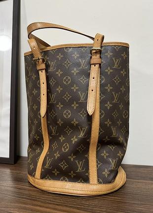 Оригінал louis vuitton bucket monogram сумка вінтаж