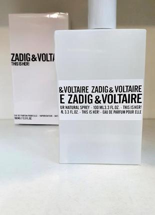 Zadig & voltaire this is her💥original 2 мл распив аромата затест3 фото