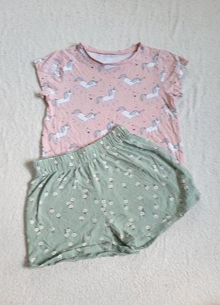 Пижама для девочки 7-8 лет