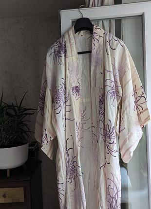 Бавовняне жіноче кімоно юката