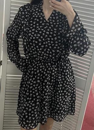 Сукня шифонова в квіточку