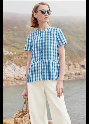 Бавовняна сорочка-блузка seasalt cornwall blue
