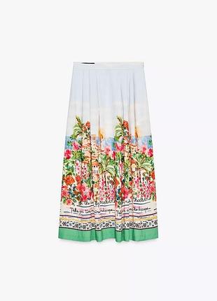 Костюм із спідницею та топом zara new5 фото
