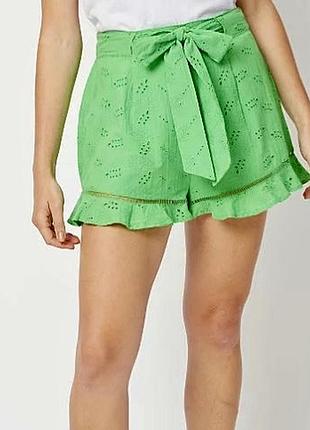 Бавовняні шорти з воланами george