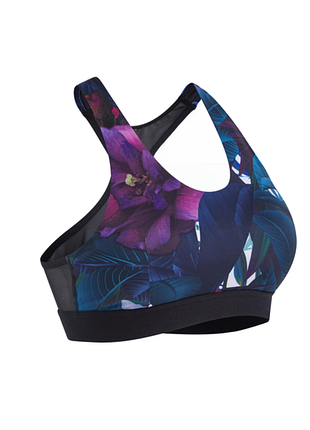 Топ спортивный с вкладышами цветной топик для фитнеса йоги tu