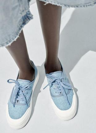 Денімові кеди zara