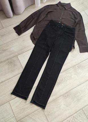 Джинсы черные от maje р. s- m