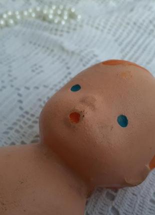 Мальчик купальщик копычинцы резиновая игрушка ссср винтаж советский пупс кукла4 фото