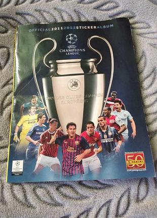 Журнал для наклеек лига чемпионов 2011-2012 от panini