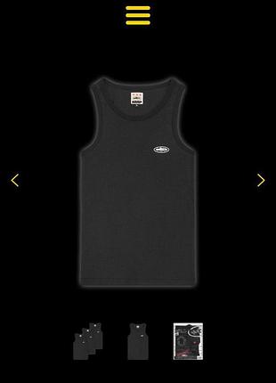 Майка corteiz tank top white/black майки m, l — купить в Украине