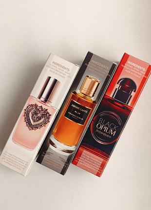Парфумована вода ( гурманіка) devotion, amore caffe, black opium over red (40мл)