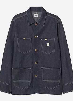Чоловіча куртка сорочка джинсова lee & h&m колаборація