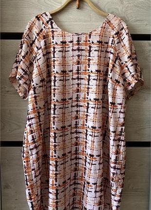 Літня сукня з коротким рукавом