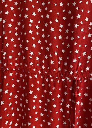 Платье миди красное 3