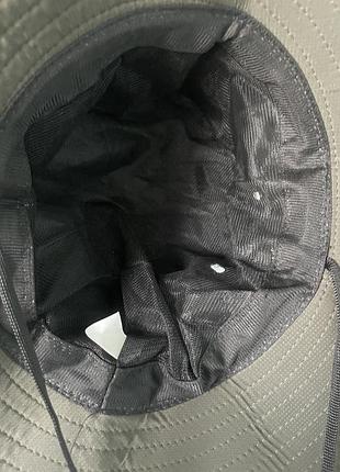 Панама кольору хакі з широкими полями3 фото