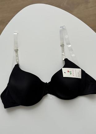 Бюстгальтер з прозорими шлейками rosa 90b