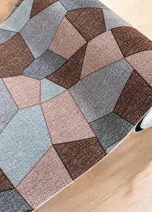 Универсальный коврик ширина 65 см на резиновой основе на метраж для кухни, коридора, ванны