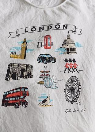 Бавовняна футболка з принтом m&s